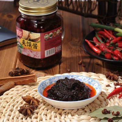 顶大  400克十二种口味组合装辣椒酱夹馍醤拌饭拌面酱|ru