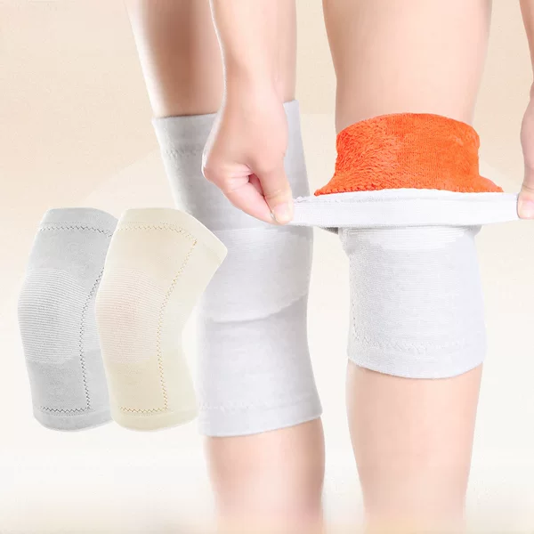 Fleece-Lined Knee Pads for Warmth, Suitable for Outdoor Cycling and Sports, for Men, Women, and the Elderly, Cold-Proof and Warm Leg Protectors, in Stock