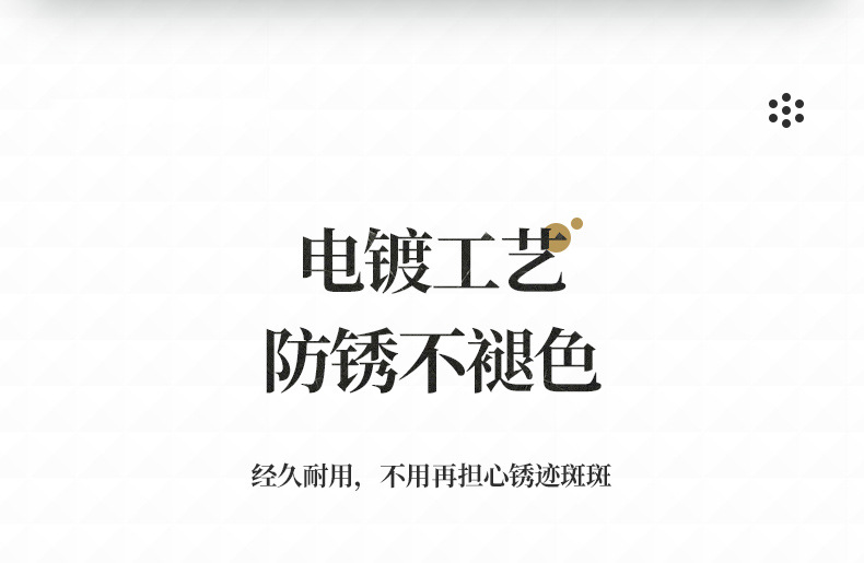 轻奢简约浴巾架亚克力卫生间毛巾杆免打孔洗手间壁挂浴室收纳挂架详情3