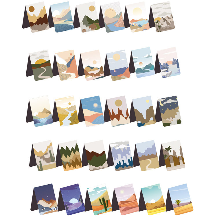 手绘风景插画书签-效果图-2021-10-13