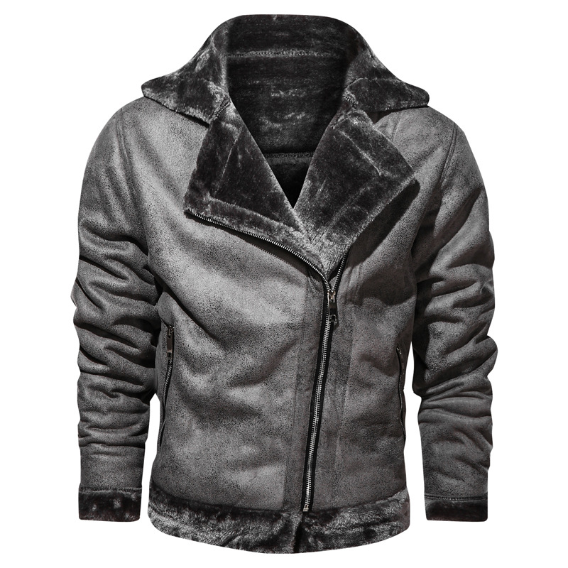Men's Cotton Jacket Regular Fit With Pockets In Brown_voghion.com