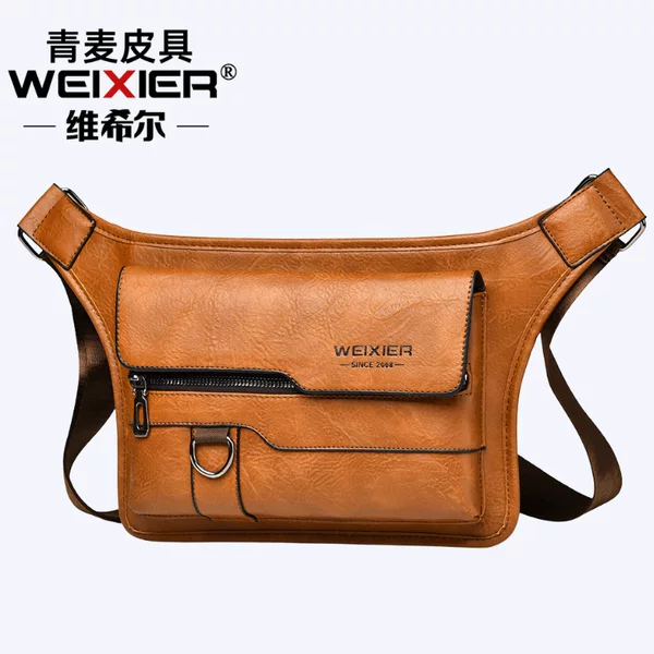Cross-border New Men's Casual Large Capacity Anti-splashing Chest Bag High-end Sense Large Capacity Men's Crossbody Bag Shoulder Bag