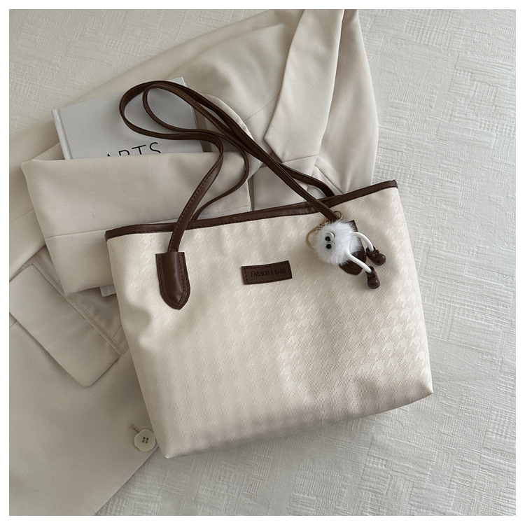 New simple and casual tote bag wholesale, cross-border shopping, commuting, armpit bag, large capacity, trendy and fashionable shoulder bag undefined