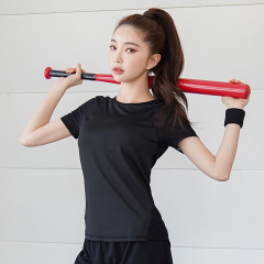 Women's Spring and Summer 2021 Yoga Set, Professional Fitness Clothes, Lightweight Short Sleeve Summer Exercise Wear, Quick Drying