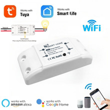 涂鸦wifi智能通断器暗 装隐藏式智能语音APP控制器mini开关