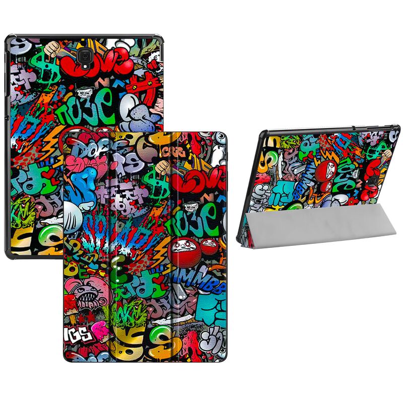 Suitable for Samsung Galaxy Tab S4 10.5inch T830 Protective Case T835/T837 Tablet Leather Case + Film