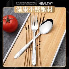 Stainless steel thick-handled small spoon for factory direct sale, canteen rice spoon, decorated spoon for stirring, wholesale spoons