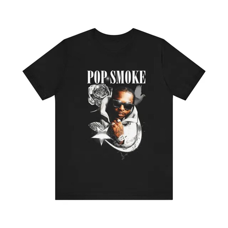 Popular Smoke Men Women Cotton Loose Retro Plus Size Casual Harajuku Fashion Street Wear T-Shirt