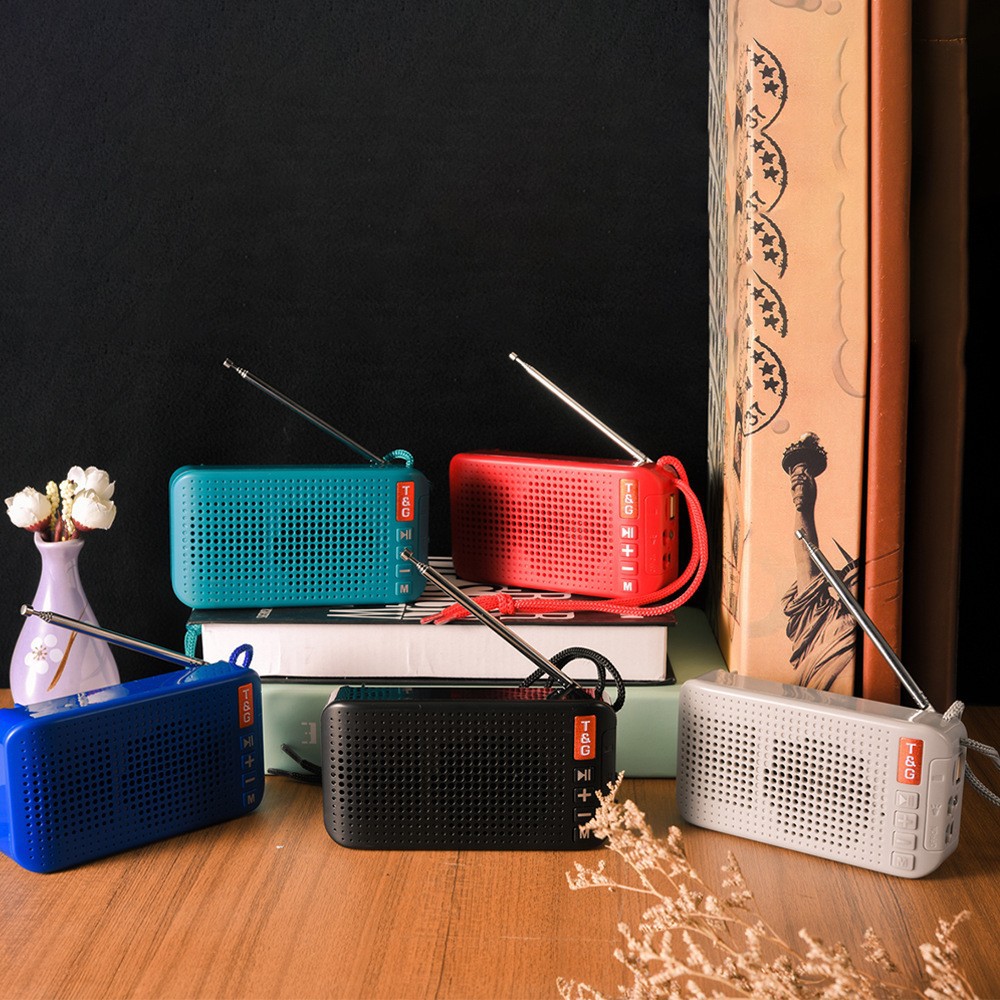 Nuevo TG184 altavoz Bluetooth inalámbrico Lintera de carga solar radio FM TWS tarjeta de audio Bluetooth