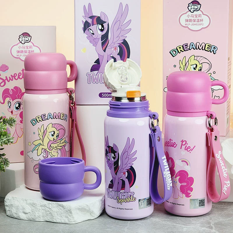 My Little Pony детская бутылка для воды 500 мл из нержавеющей стали SUS316 для начальной школы
