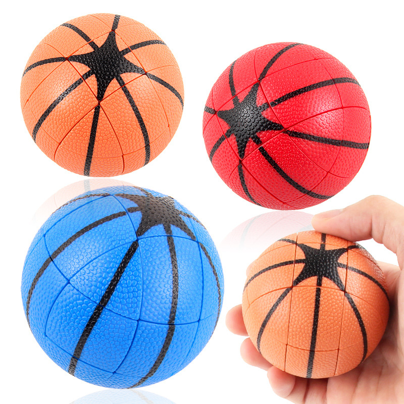 Panxin niños inteligencia creativa de forma especial de baloncesto Cubo de Rubik nuevo exótico ventilación descompresión juguetes de exportación transfronteriza FX8804