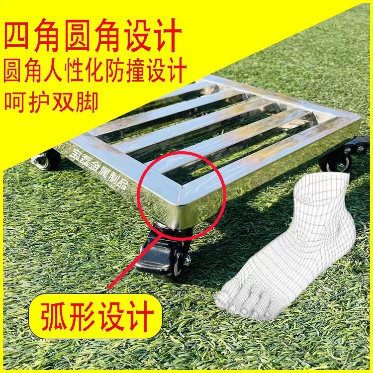 Square universal flowerpot stainless steel