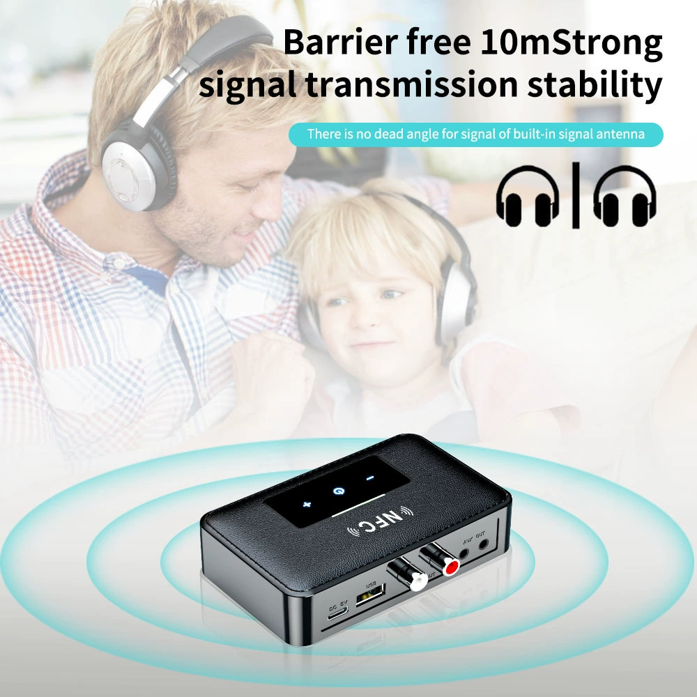 Новый Bluetooth-аудиоприемник NFC-аудиоадаптер 3.5 Bluetooth-адаптер RCA-интерфейс/прием и передача