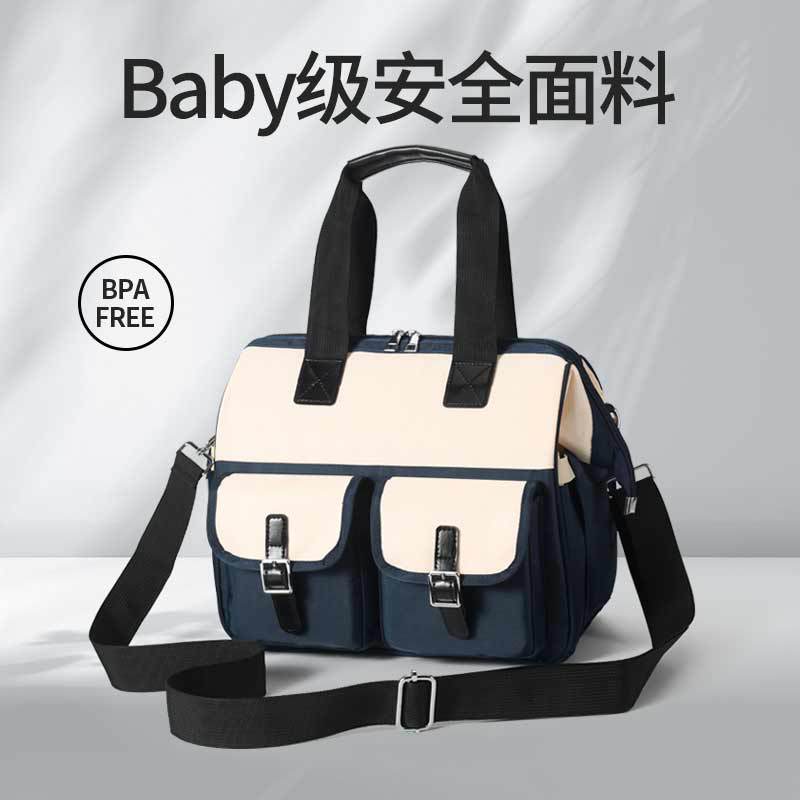 2025 Large-capacity Waterproof Mom Mi Bag, a lightweight and portable baby bag for young people to carry on the shoulder and crossbody when going out undefined