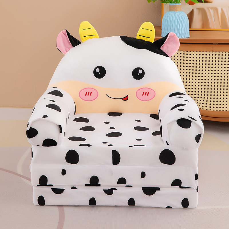 Nuevo sofá plegable para niños jardín de infantes niño niñas asiento taburete bebé perezoso sofá de sueño logo de desinfección