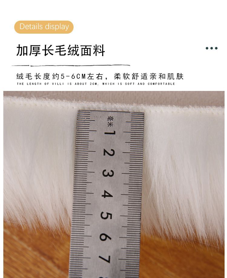 New Chinese-Style Large Red Chair Cushion, Faux Cashmere Door Mat, High-End Blue Carpet for Living Room Decoration and Grand Opening