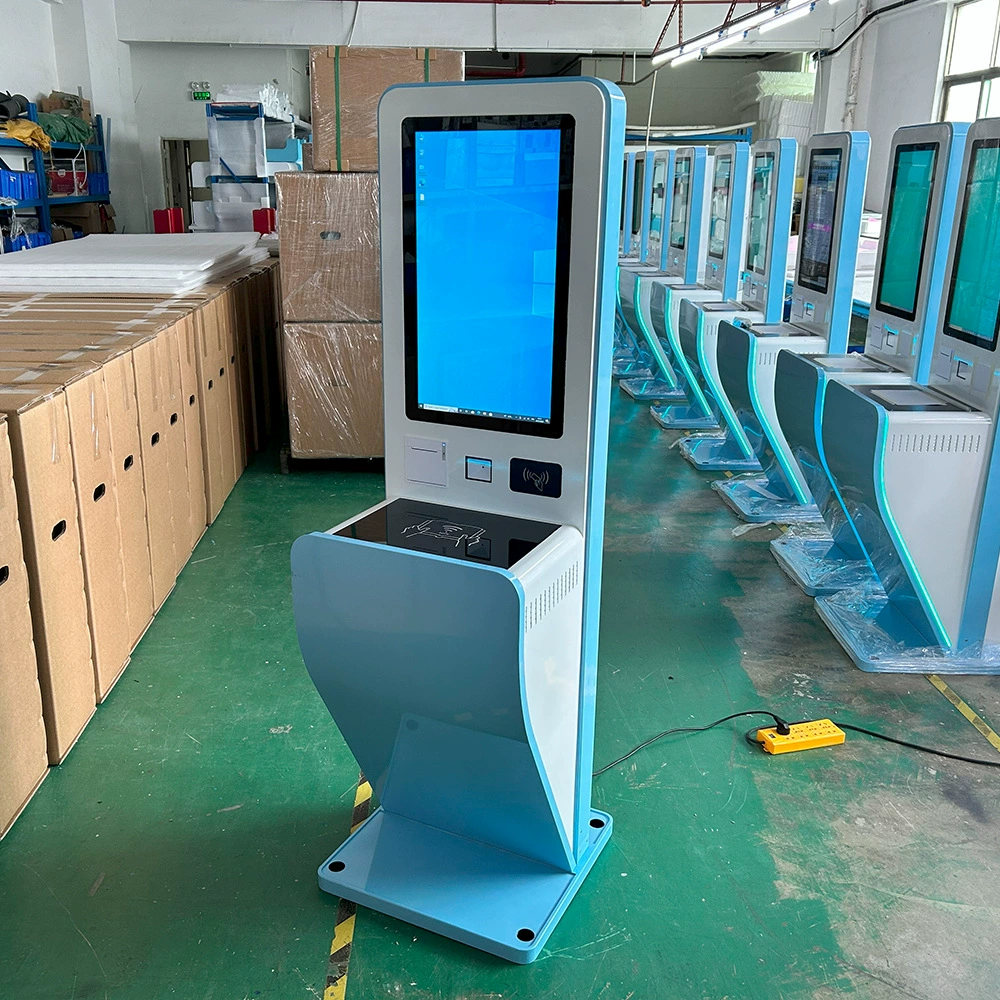 23.6inch Универсальный автомат самообслуживания для выдачи и возврата книг, комплексное обслуживание, рабочее место библиотекаря, печать, сканирование QR-кодов, эффективность