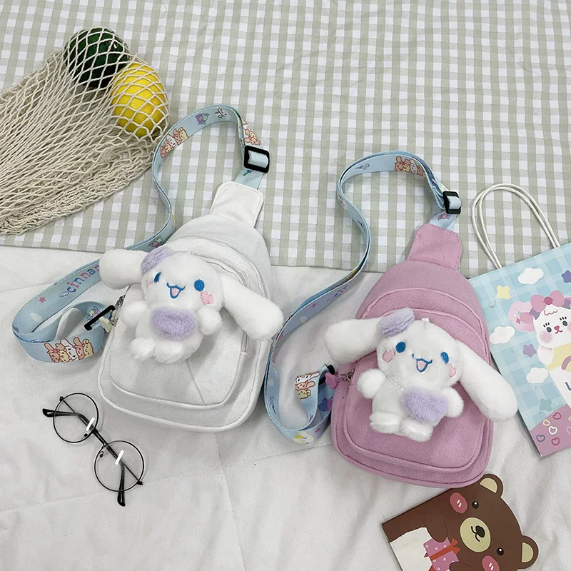 Cute rabbit, chest bag, shoulder bag, small bag for leisure, one-shoulder bag to go out, wallet