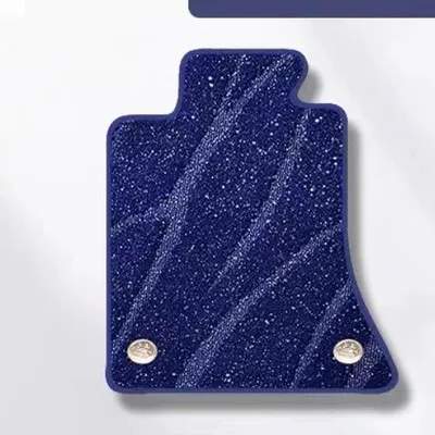 Sky Blankets, Upper Floor Mats, Suede Ayaqaltılar (Kovriklər) - upper-level-main-driver-blue-starry-sky-blanket