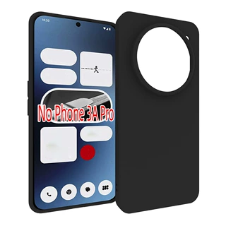 适用于Nothing phone 3A Pro全磨砂皮套黑色素材喷油TPU保护壳