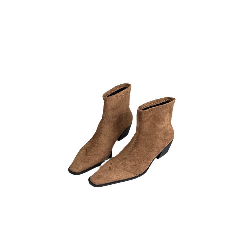 Martens, universal demi-season low boots, fitted