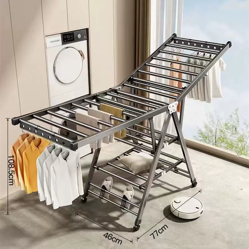 Напоральная спальня бытовая одежда висит складная вешалка для одежды телескопическая складная сушилка вешалка для сушилки для балкона