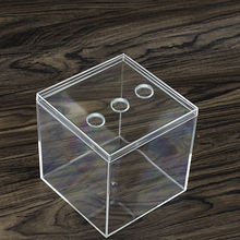 小型迷你家用斗魚杠正方形塑料透明生態桌面小型斗魚盒烏龜昆蟲盒