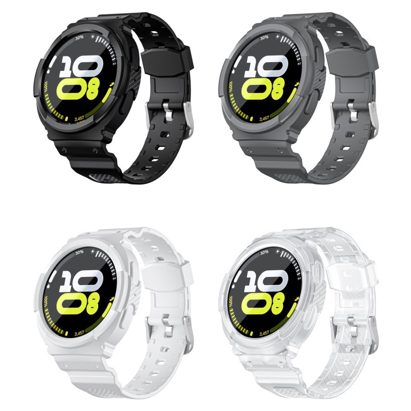 Suitable for Samsung Galaxy Watch 8Th Generation Integrated Watch Strap Watch Transparent Pure Color Tpu Sports Watch Strap