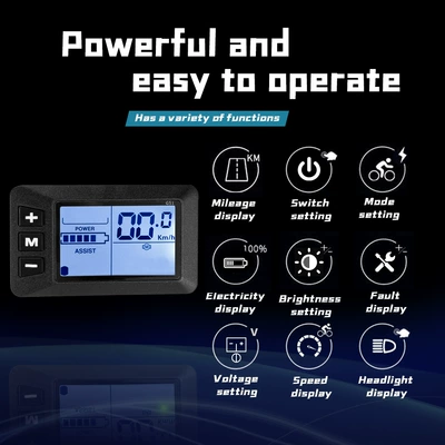 G51 LCD 24V36V48V ordinary – Elektromobil cihazları