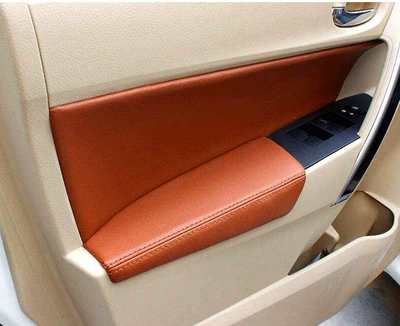 Armrest Leather Cover Renovation, Sürətlər qutusu və əl tormozu başlıqları - 4-door-armrest-leather-cayenne-color-glue-tool