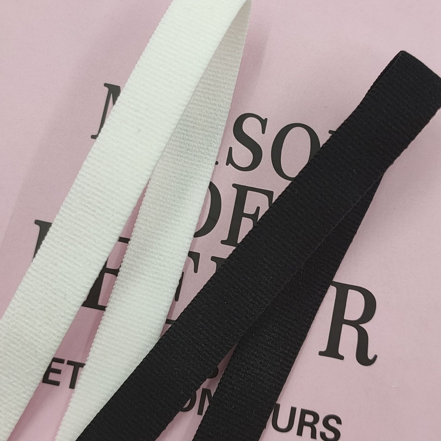 0.6-1.5cm双面毛底平纹肩带服装内衣文胸吊带弹力松紧带工厂供应