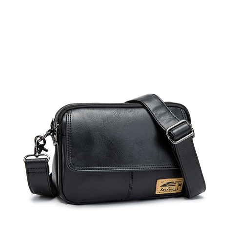  New Korean Style Youth Square Retro Single Shoulder Bag Fashion Casual Bag Sports Leather Crossbody Bag