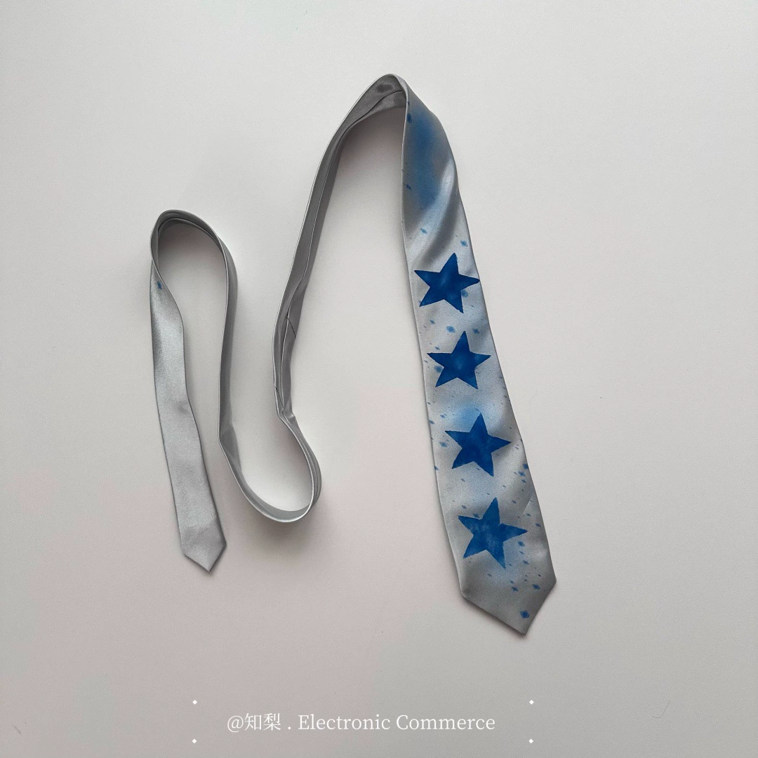 Genuine small design tie, accessory, belt, 2 carat