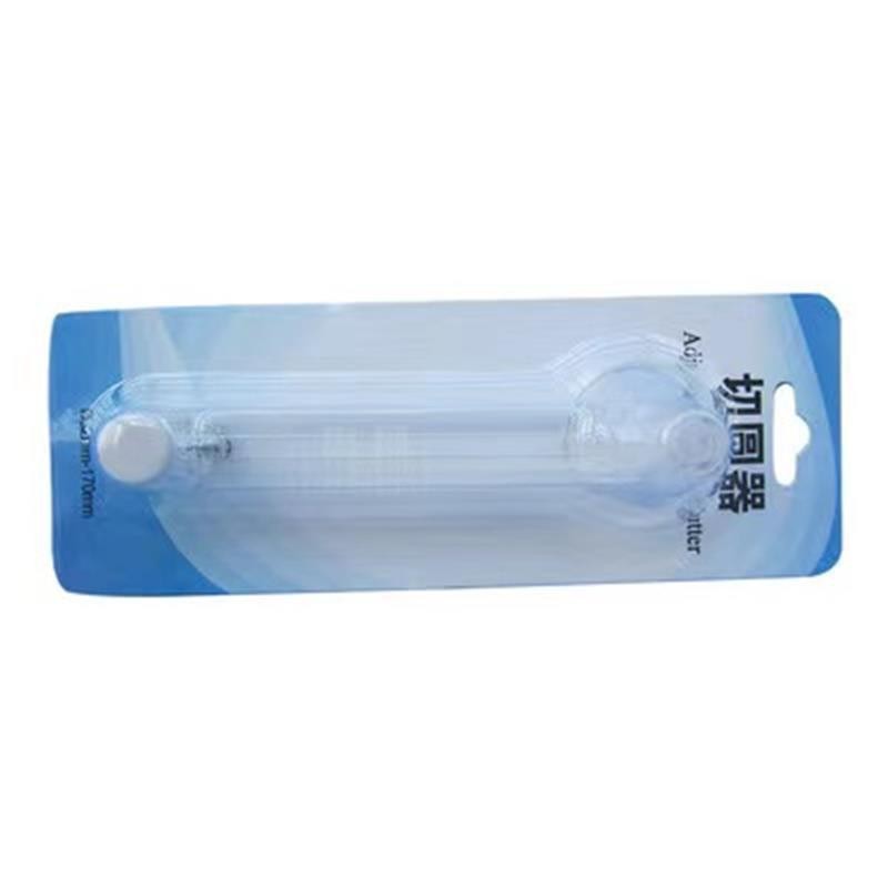 Cortador Circular de Papel para Insignias de Plástico ABS, Giratorio y Transparente