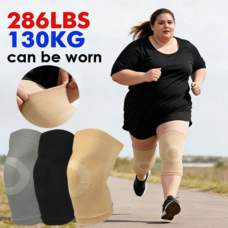 Summer Air-Conditioned Room Knee Pads, Enlarged and Extra Large for Plus-Size Sisters, 100kg Upgraded Version for Warmth and Cold Protection, Large Size Sports Knee Pads