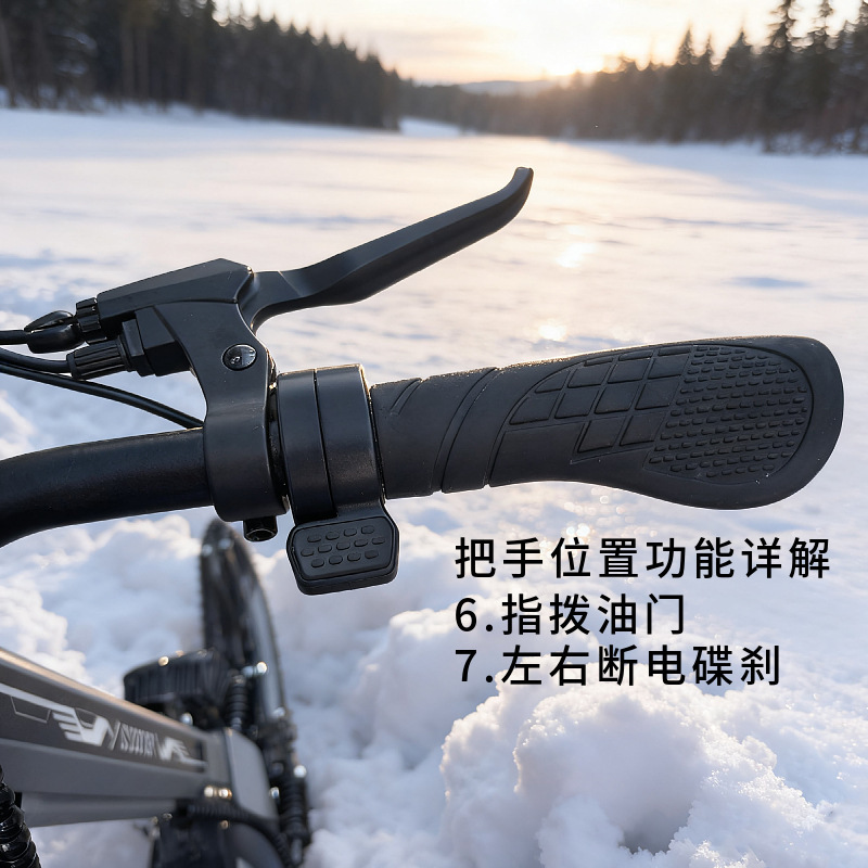 新款成人雪地车滑雪车儿童电动滑板车冬季冰面雪橇车防滑履带雪板|undefined