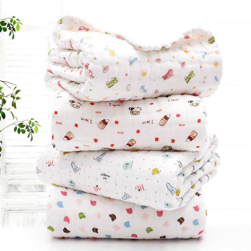 卸売りの新しい12層ガーゼバスタオル綿の厚い毛布40本の綿糸の乳幼児タオルが代理された|undefined