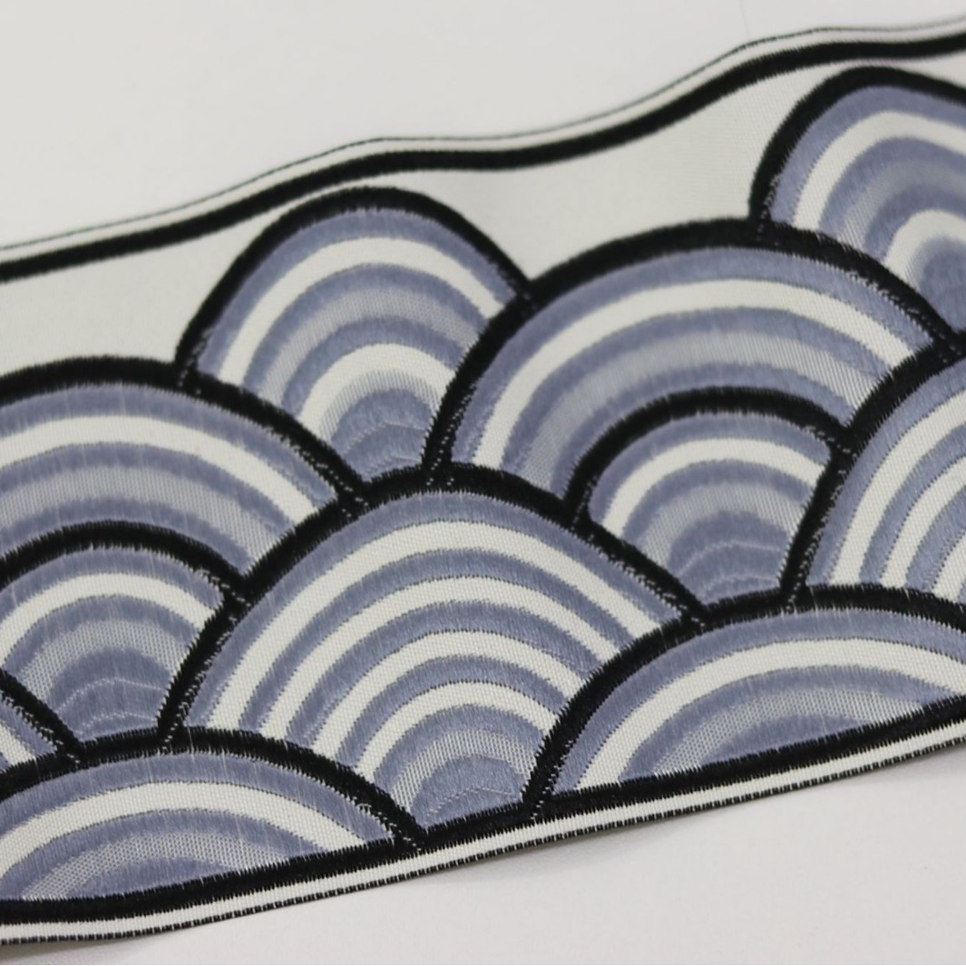 9cm de ancho de alta precisión de la cinta patrón de la nube ropa sofá cojín de la cama cortina de mesa corredor de la cama hogar textil cinta decorativa