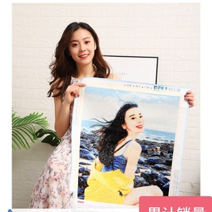 2025 New Full Diamond 5D Diamond Painting Real Person Photo Handmade DIY Dot Diamond Masonry Sticker Cross Stitch