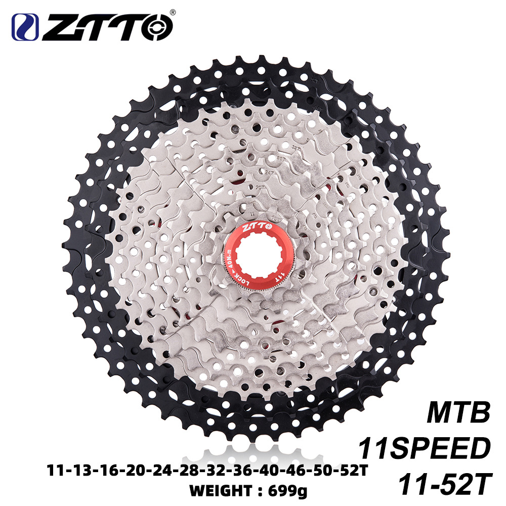Volante de bicicleta de montaña ZTTO 8910 11 12 velocidades 36 40 42 46 50 52T engranaje de cambio de tarjeta