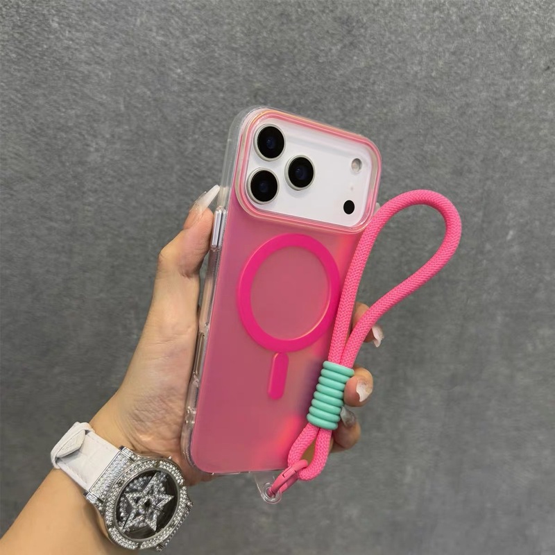 iPhone17promax手机壳炫彩极光变色龙磁吸适用苹果16高级感简约新|undefined