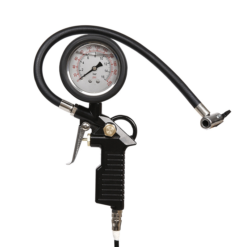 Tire Pressure Gauge — Qìchē Air pressure gauge/tire pressure gauge - 3rd-gen-black-oil-gauge