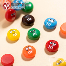 微景观卡通可爱趣味表情豆树脂摆件diy手机壳发夹装饰品冰箱贴片