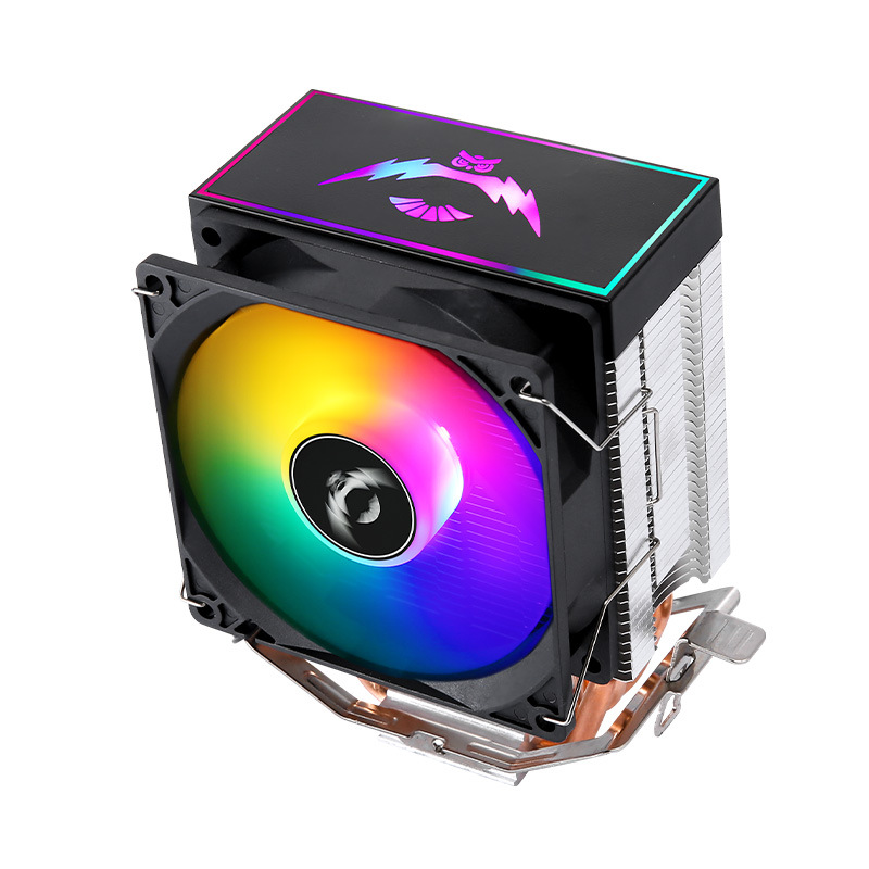 Torre 4 tubo de cobre x79cpu ventilador de refrigeración 4 hilos con tapa 9cm computadora e5 emisor de luz x99 ultra silencioso lga2011