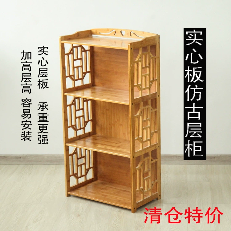 Nanzhu трехслойный комбинированный шкаф, антикварный многослойный шкаф для хранения, маленький книжный шкаф, стеллаж для хранения, украшение книг, шкаф винтажный