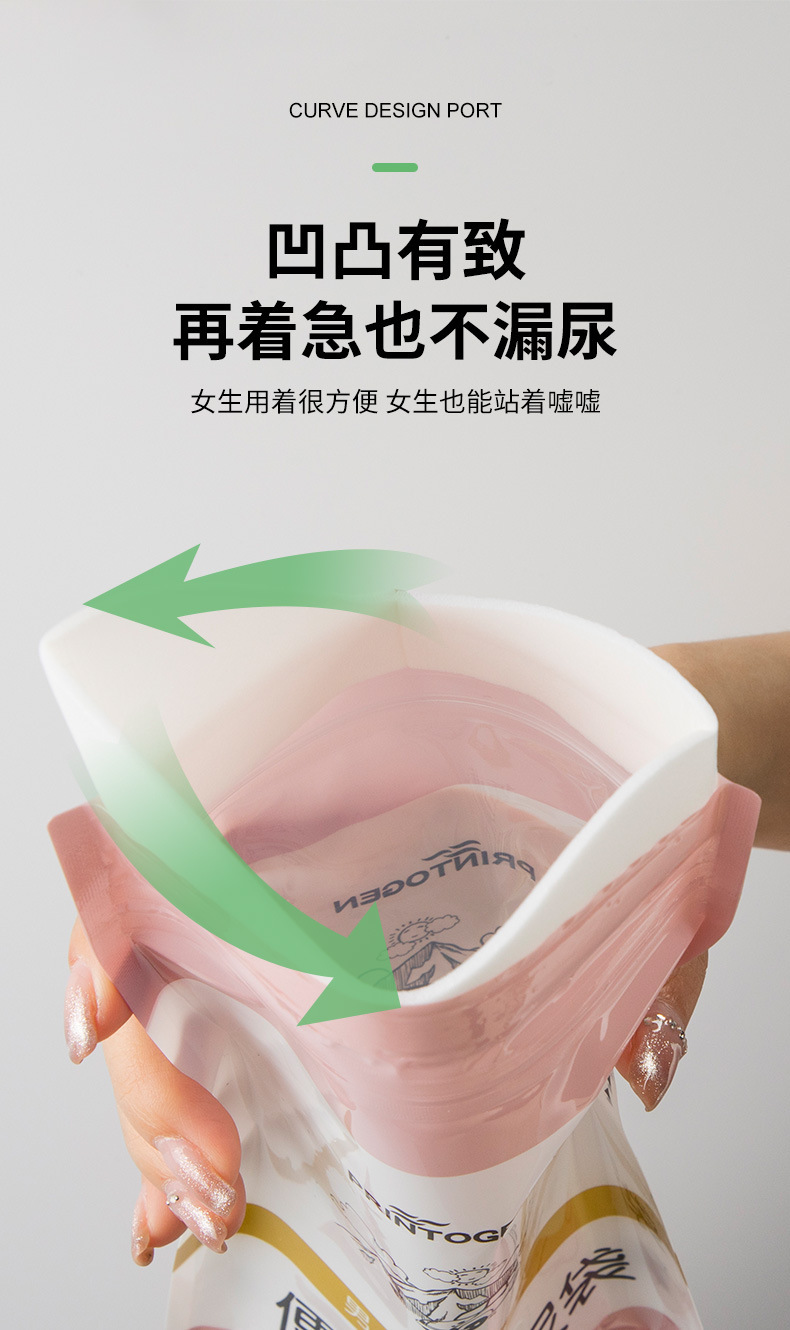 Emergency Urine Bag Disposable Female Car Emergency Toilet Convenient Artifact Portable Car Female Standing Urinal