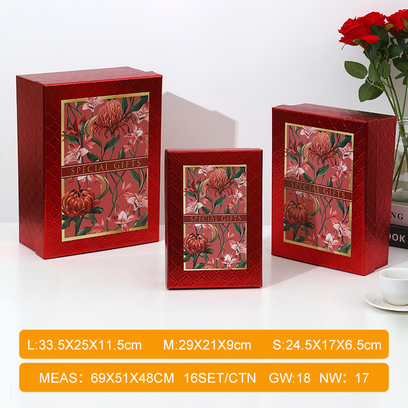 Caja de Regalo Rectangular con Tapa de Cartón Gris para Regalos image 10