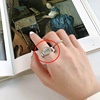 Tide, fashionable line small design ring, simple and elegant design, internet celebrity, on index finger