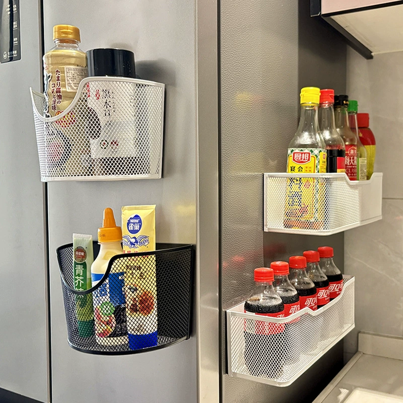 Spice Rack Wall-mounted Magnetic Shelf Rack No-drill from Yomiego