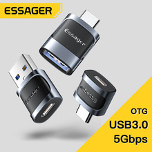 OTG转换器USB转Type-c母转接头USB3.0免驱动鼠标键盘手机3A转接器